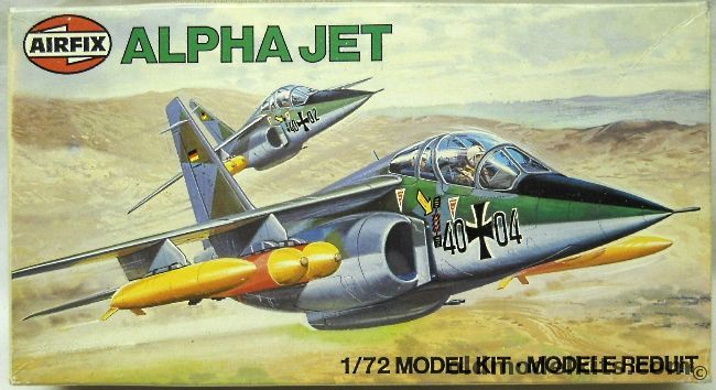 Airfix 1/72 Alpha Jet - Belgian Air Force / Luftwaffe, 03035-5 plastic model kit